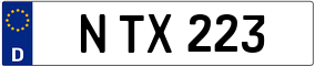 Truck License Plate